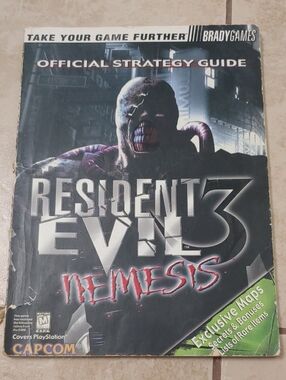 Resident Evil 3 Nemesis Official Strategy Guide Book Bradygames